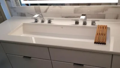 Linglestown Master Bathroom renovation bathroom sink and vanity