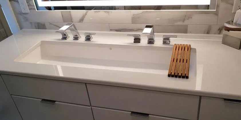 Linglestown Master Bathroom renovation bathroom sink and vanity