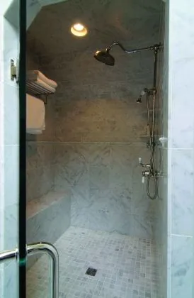 Carlisle Traditional Bathroom shower interior