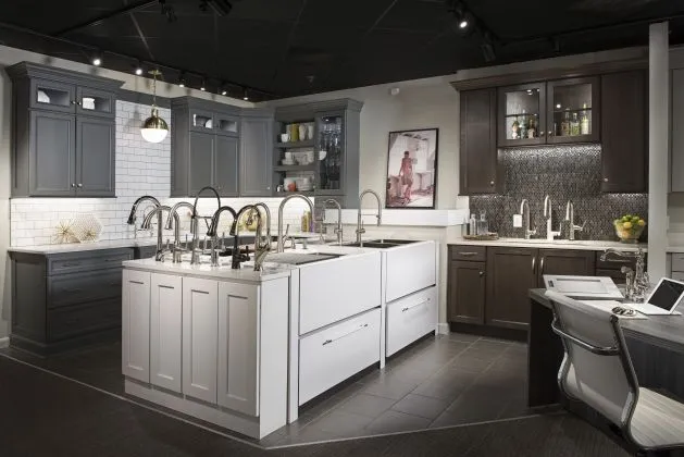 Inspirations Studio showing kithchen sink demo area