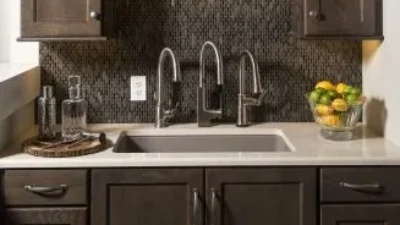 Inspirations Studio dark kithenc cabinents