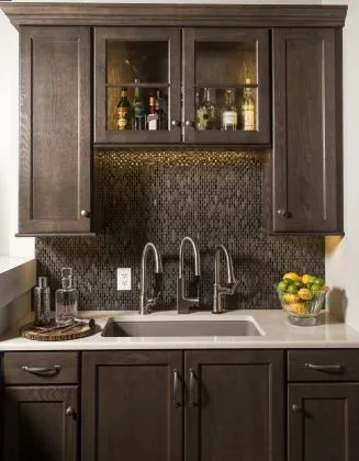 Inspirations Studio dark kithenc cabinents