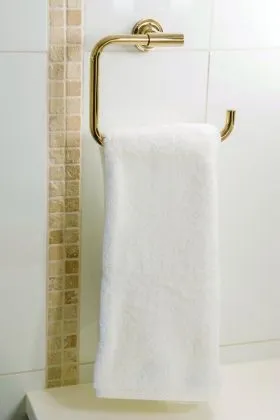 French Gold bathroom wall mounted towel rack
